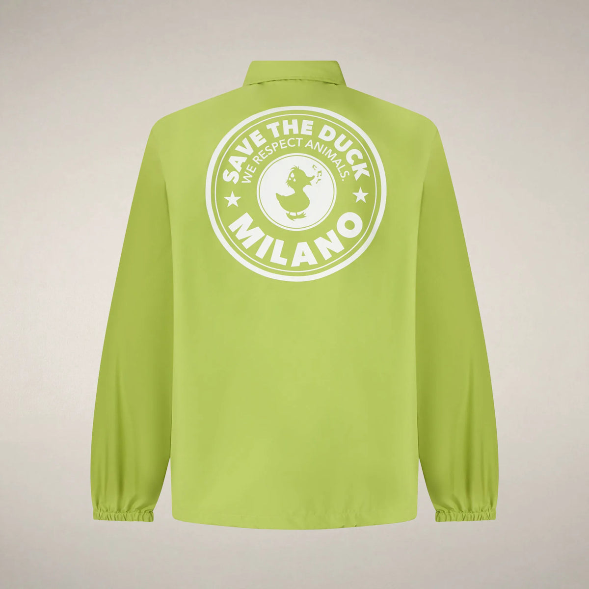 Citron Green with Milano print