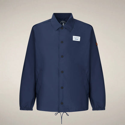 Navy Blue with Roma print