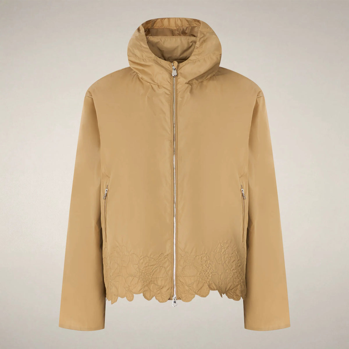 Stardust Beige with Floral embroidery