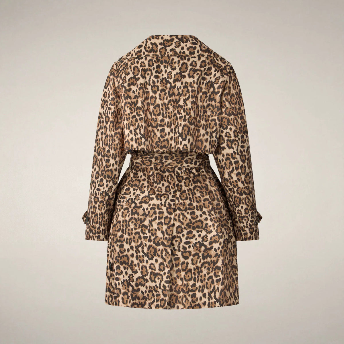 Macro leopardo marrone