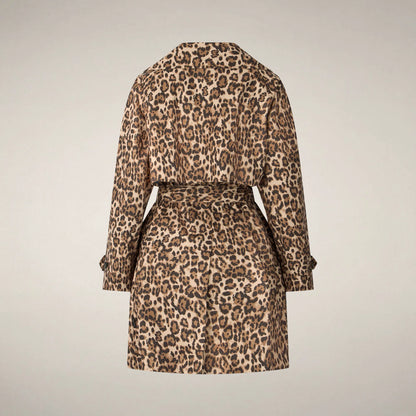 Macro leopardo marrone