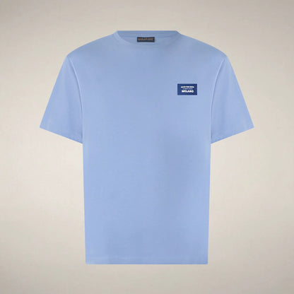 Cornflower Blue with Milano print