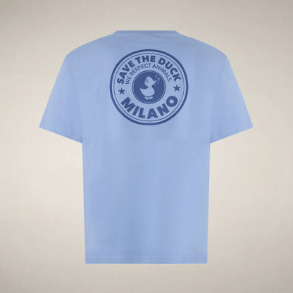 Cornflower Blue with Milano print