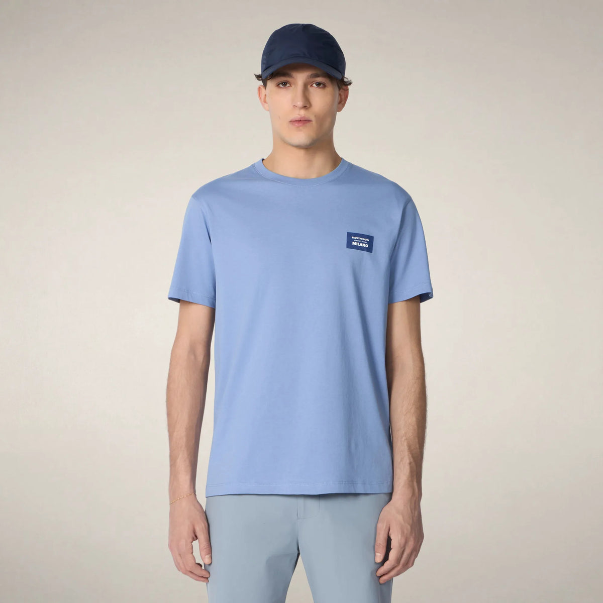 Cornflower Blue with Milano print