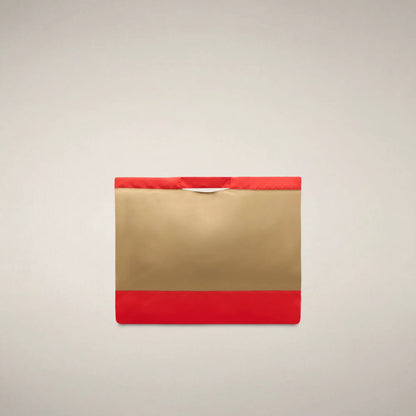 Khaki Brown and Jack Red