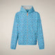 light blue with ducks print
