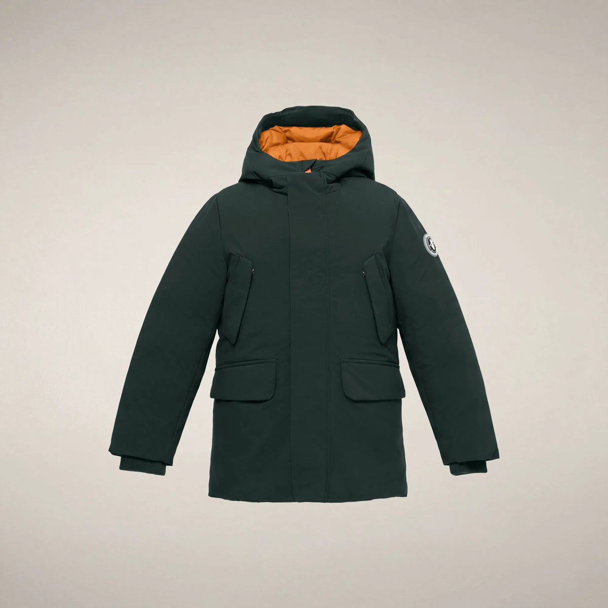 Nori Green and Amber Orange