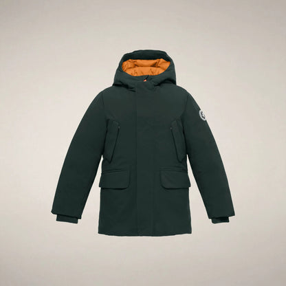 Nori Green and Amber Orange