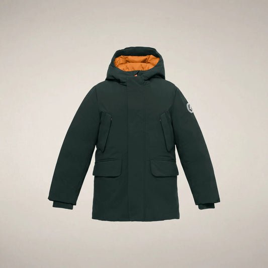 Nori Green and Amber Orange